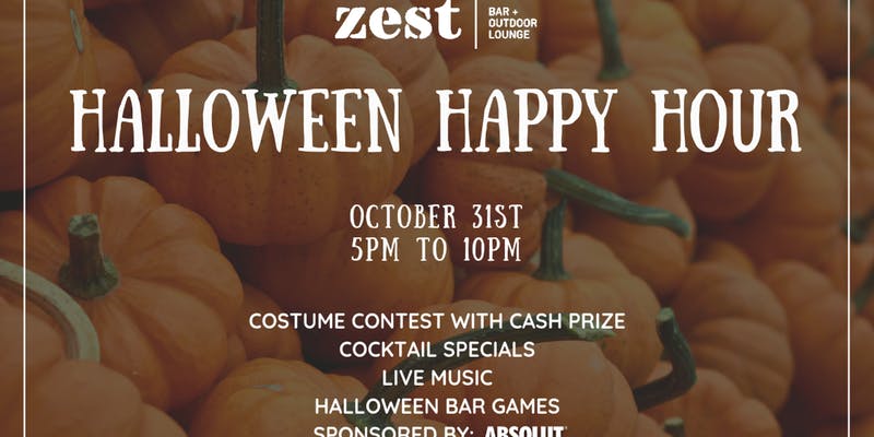 Halloween Happy Hour at Zest